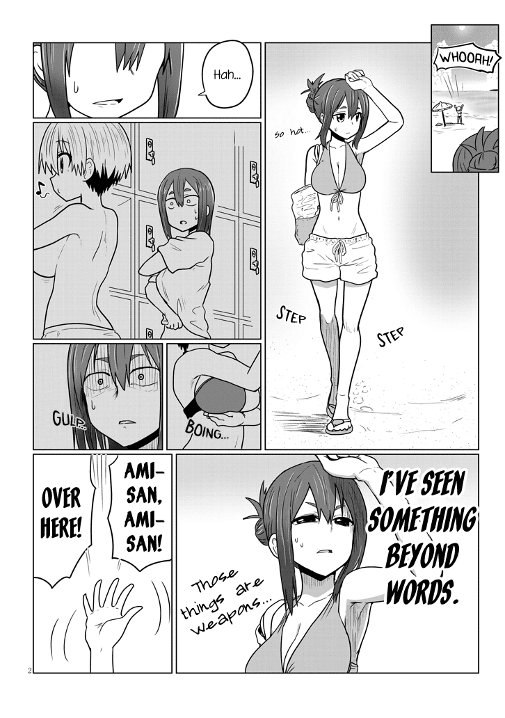 Uzaki-chan wa Asobitai! Chapter 19 page 2 - Chapter 19: Kouhai and the Sea