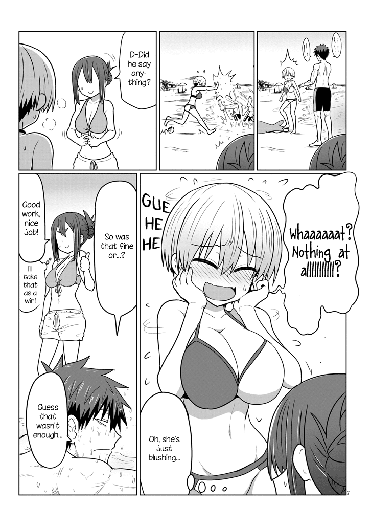 Uzaki-chan wa Asobitai! Chapter 19 page 7 - Chapter 19: Kouhai and the Sea