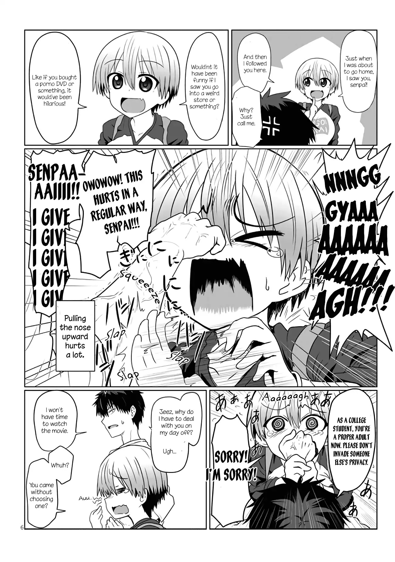 Uzaki-chan wa Asobitai! Chapter 2 page 6 - Chapter 2: Kouhai And Movie Theater