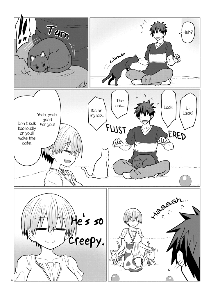 Uzaki-chan wa Asobitai! Chapter 21 page 6 - Chapter 21: Kouhai and Cat Cafe