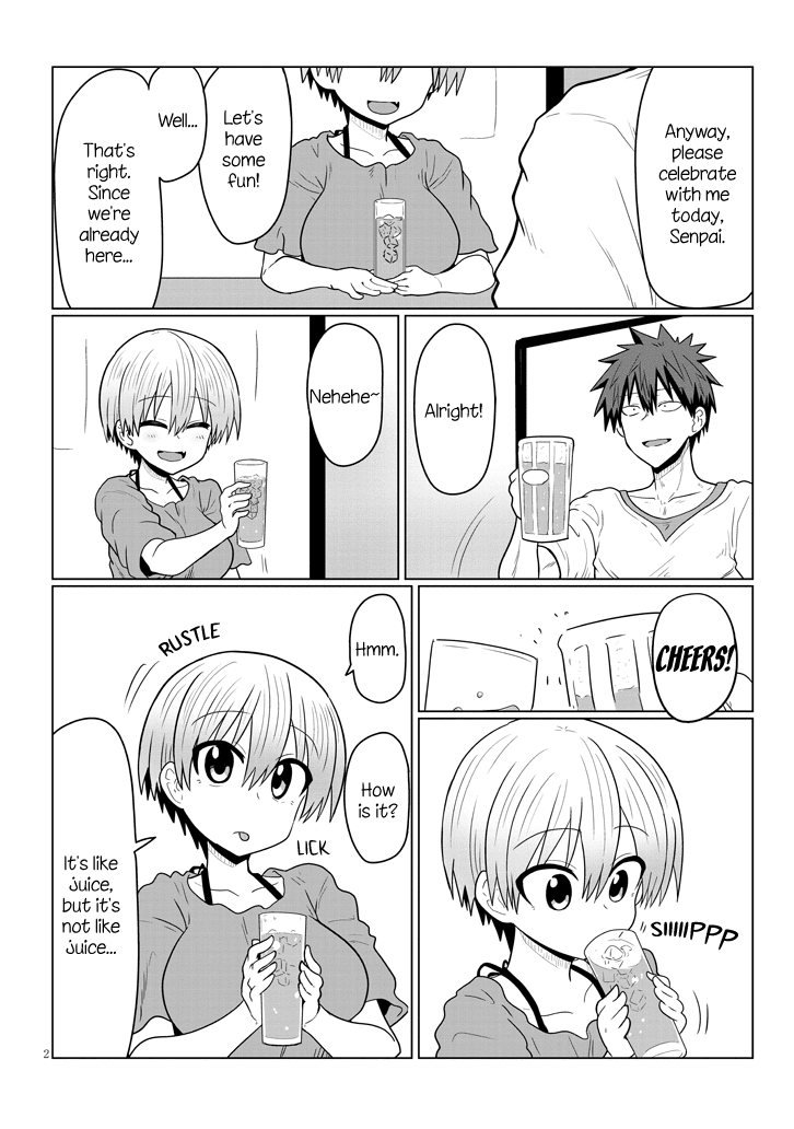 Uzaki-chan wa Asobitai! Chapter 22 page 2 - Chapter 22: Kouhai and Sashinomi