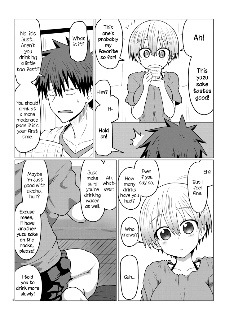 Uzaki-chan wa Asobitai! Chapter 22 page 4 - Chapter 22: Kouhai and Sashinomi