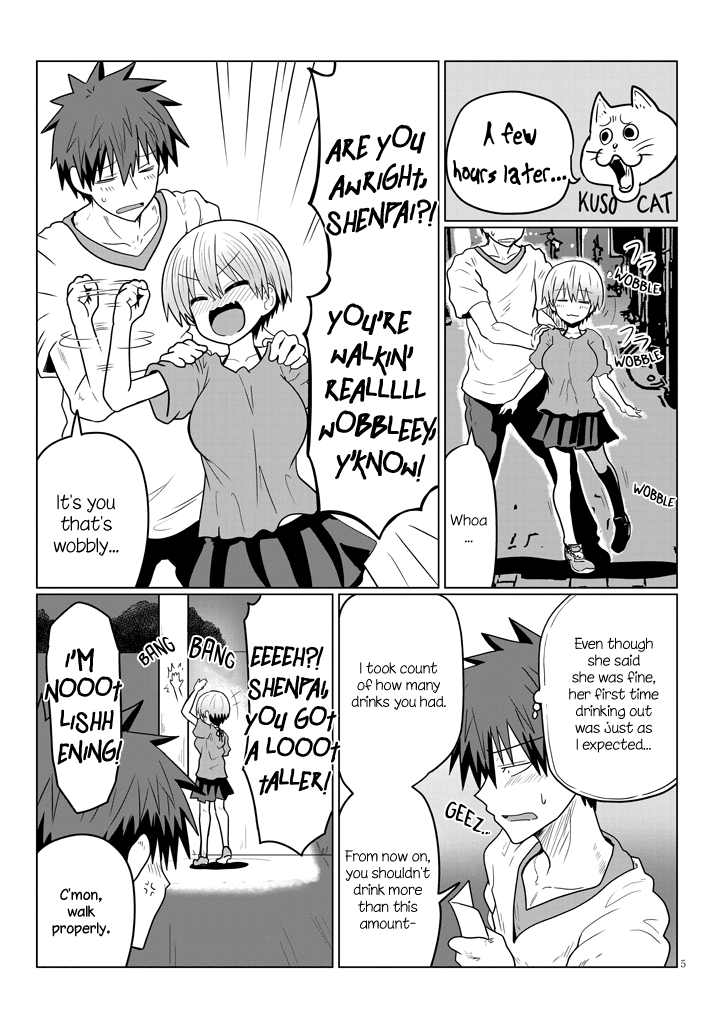 Uzaki-chan wa Asobitai! Chapter 22 page 5 - Chapter 22: Kouhai and Sashinomi