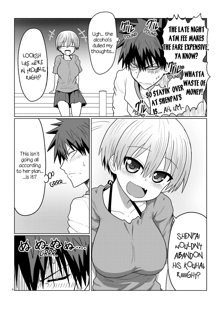 Uzaki-chan wa Asobitai! Chapter 22 page 8 - Chapter 22: Kouhai and Sashinomi