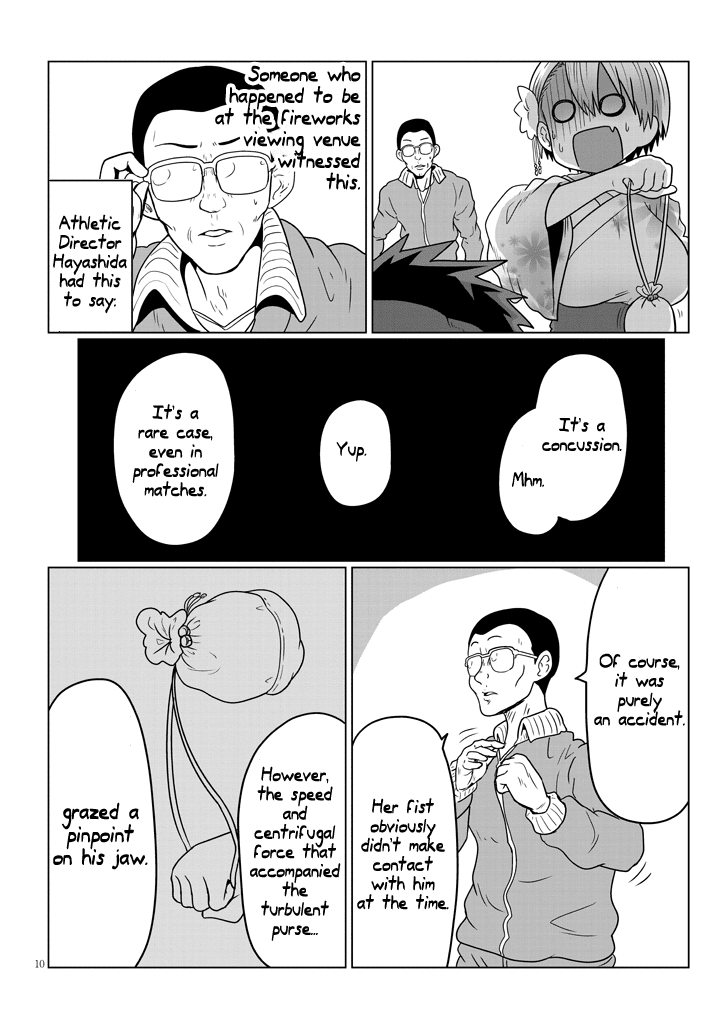 Uzaki-chan wa Asobitai! Chapter 23 page 10 - Chapter 23: Kouhai and Fireworks