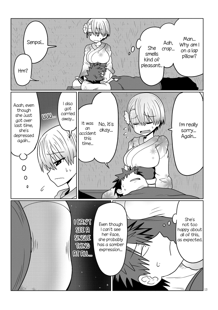 Uzaki-chan wa Asobitai! Chapter 23 page 13 - Chapter 23: Kouhai and Fireworks