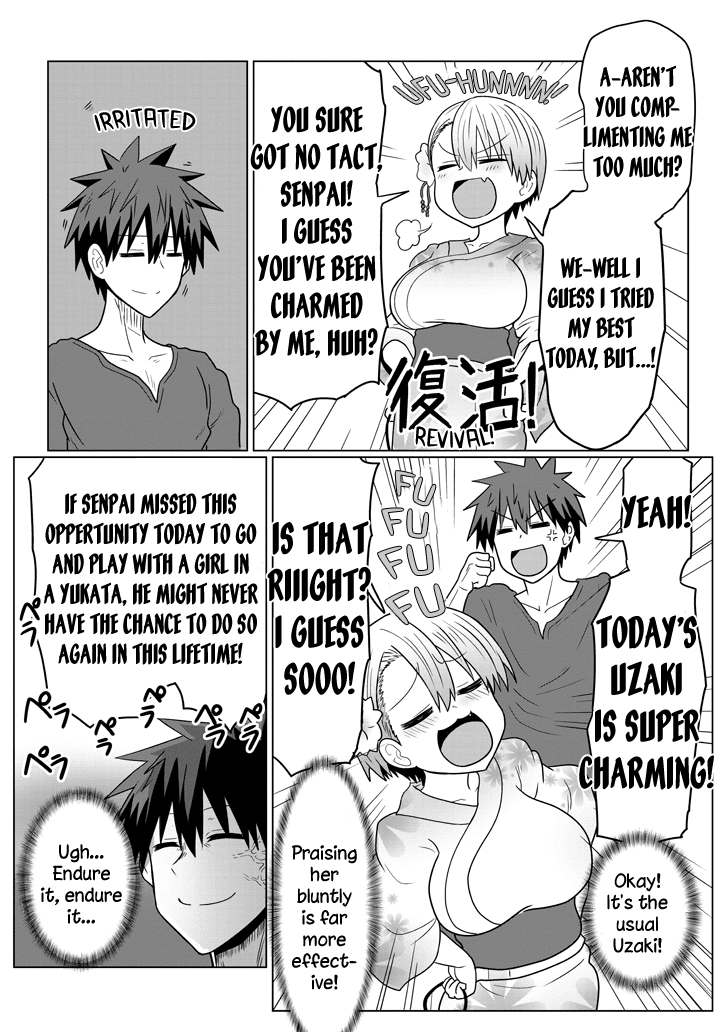 Uzaki-chan wa Asobitai! Chapter 23 page 6 - Chapter 23: Kouhai and Fireworks