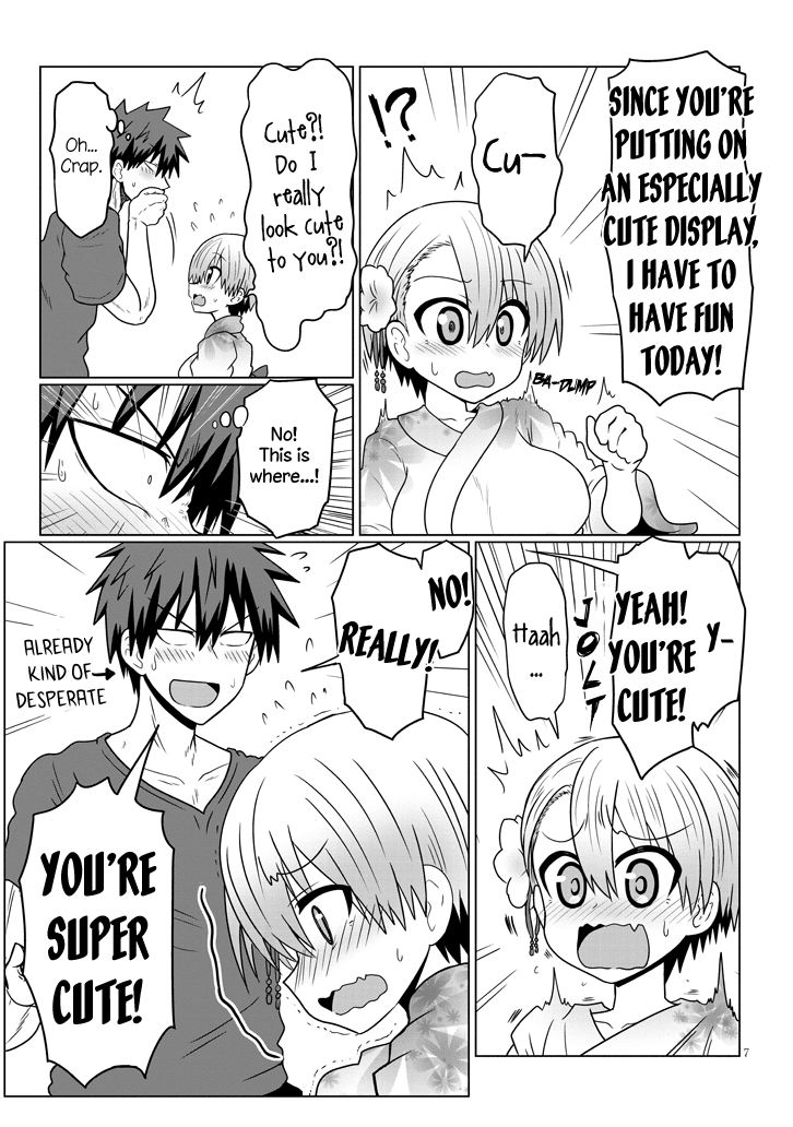 Uzaki-chan wa Asobitai! Chapter 23 page 7 - Chapter 23: Kouhai and Fireworks