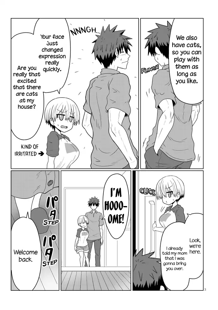Uzaki-chan wa Asobitai! Chapter 24 page 3 - Chapter 24: Kouhai and Kouhai's House