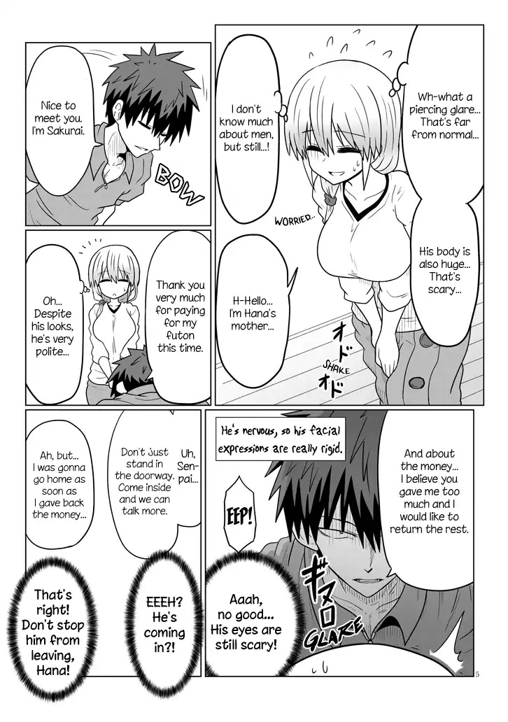 Uzaki-chan wa Asobitai! Chapter 24 page 5 - Chapter 24: Kouhai and Kouhai's House