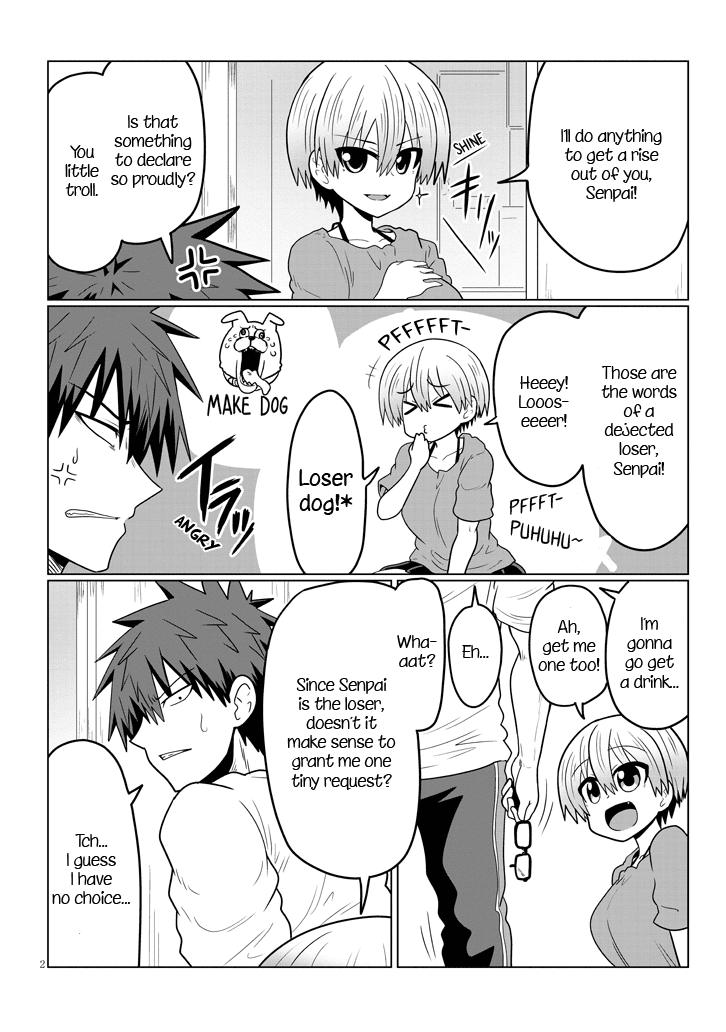 Uzaki-chan wa Asobitai! Chapter 26 page 2 - Chapter 26: Kouhai and A Slip of the Tongue