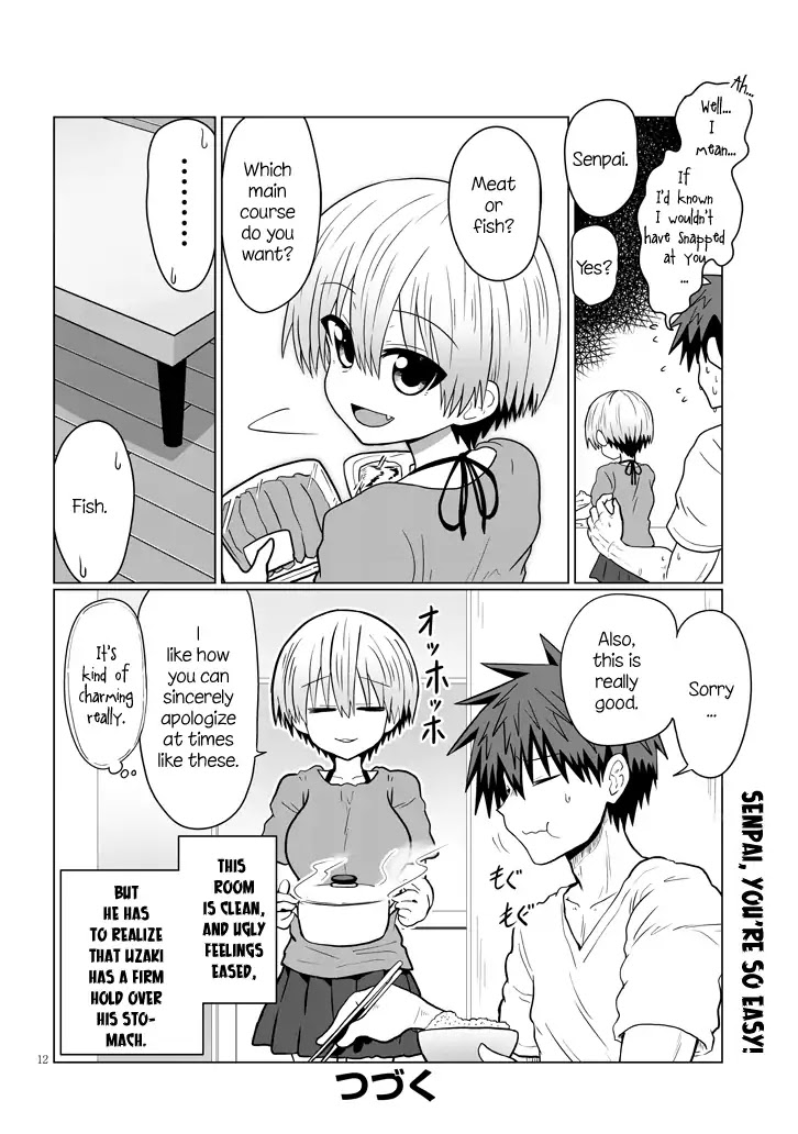 Uzaki-chan wa Asobitai! Chapter 27 page 12 - Chapter 27: Kouhai and Senpai's Room
