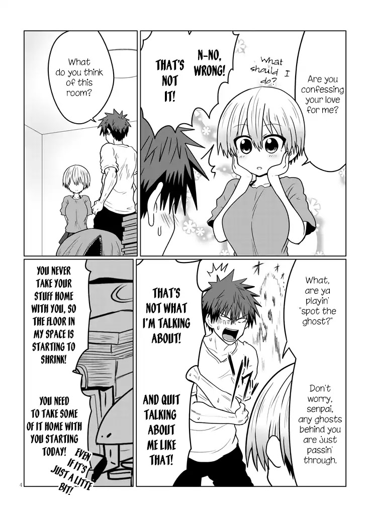 Uzaki-chan wa Asobitai! Chapter 27 page 4 - Chapter 27: Kouhai and Senpai's Room