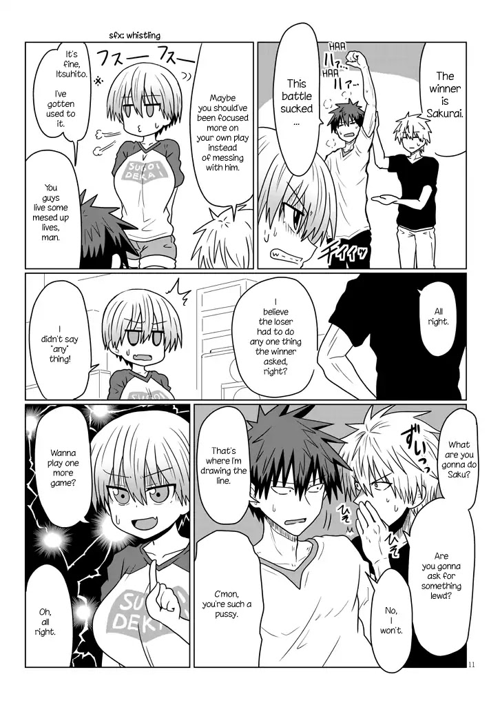 Uzaki-chan wa Asobitai! Chapter 28 page 11 - Chapter 28: Kouhai and Bowling