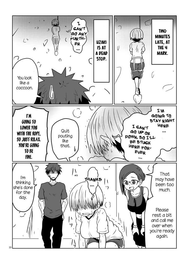 Uzaki-chan wa Asobitai! Chapter 29 page 10 - Chapter 29: Kouhai and Bouldering