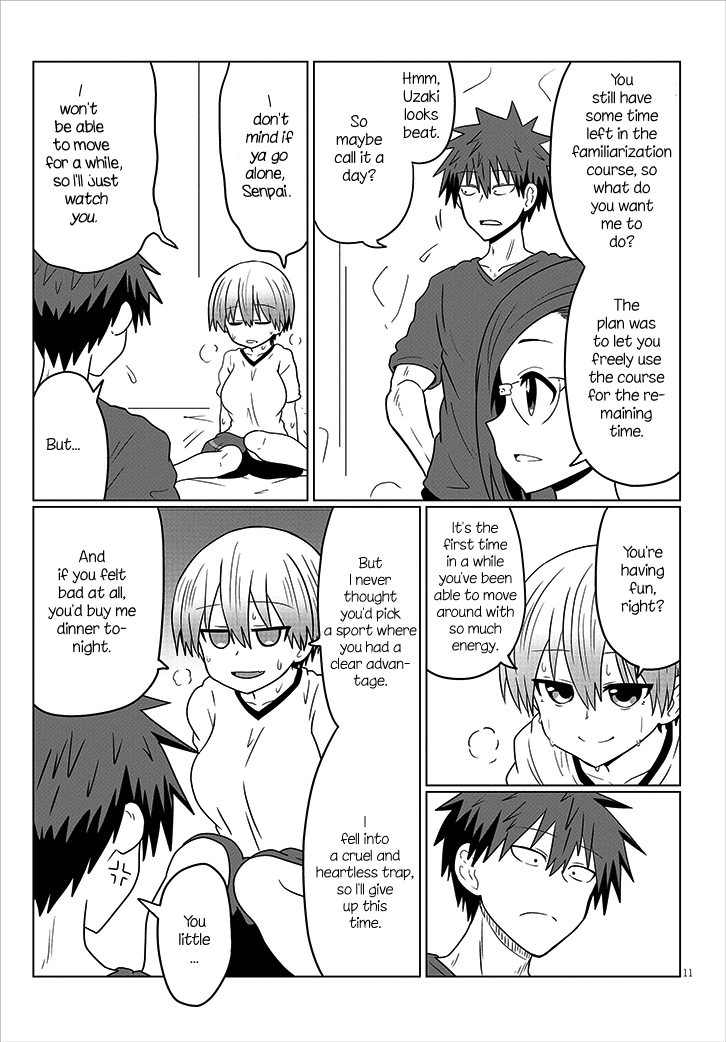 Uzaki-chan wa Asobitai! Chapter 29 page 11 - Chapter 29: Kouhai and Bouldering