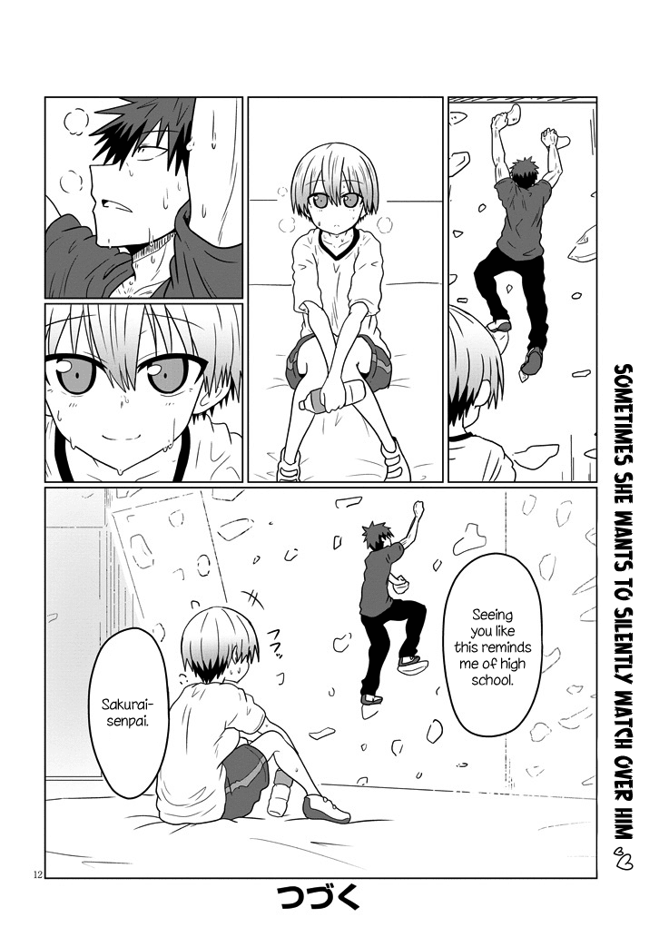 Uzaki-chan wa Asobitai! Chapter 29 page 12 - Chapter 29: Kouhai and Bouldering