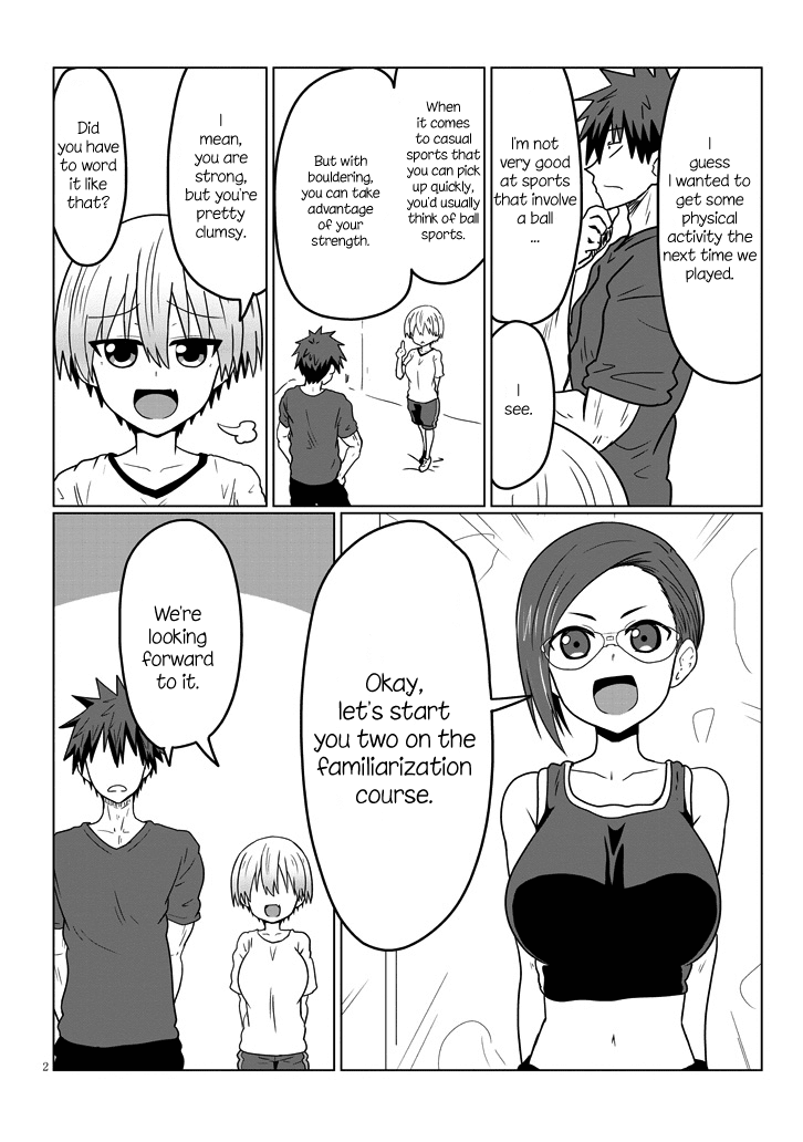 Uzaki-chan wa Asobitai! Chapter 29 page 2 - Chapter 29: Kouhai and Bouldering
