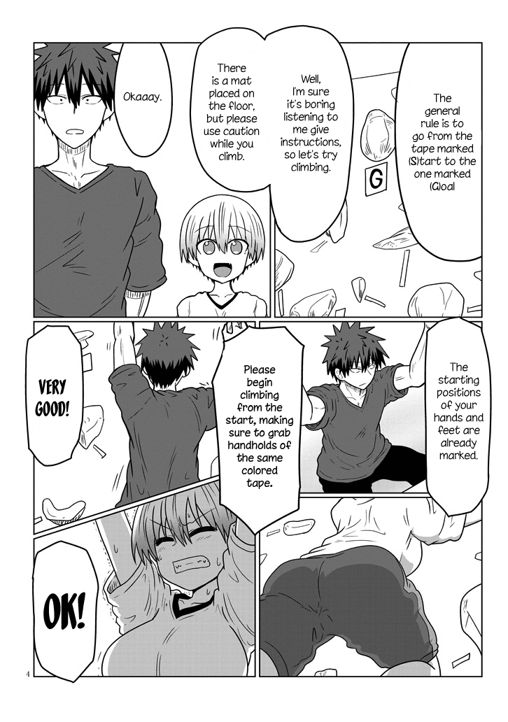 Uzaki-chan wa Asobitai! Chapter 29 page 4 - Chapter 29: Kouhai and Bouldering