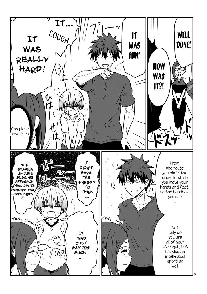 Uzaki-chan wa Asobitai! Chapter 29 page 5 - Chapter 29: Kouhai and Bouldering