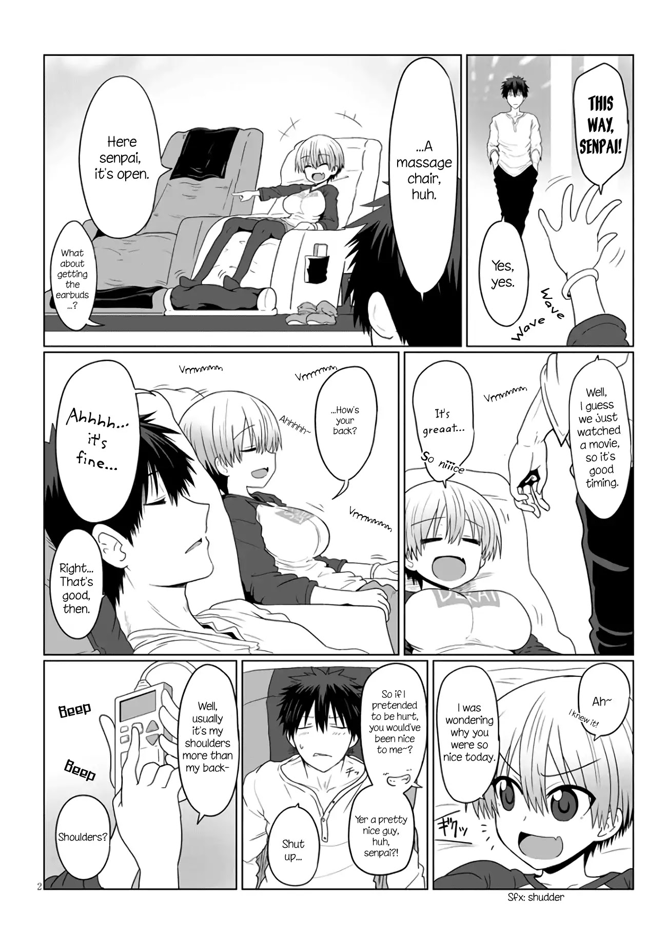 Uzaki-chan wa Asobitai! Chapter 3.1 page 2 - Chapter 3.1: Kouhai And Electronics Store