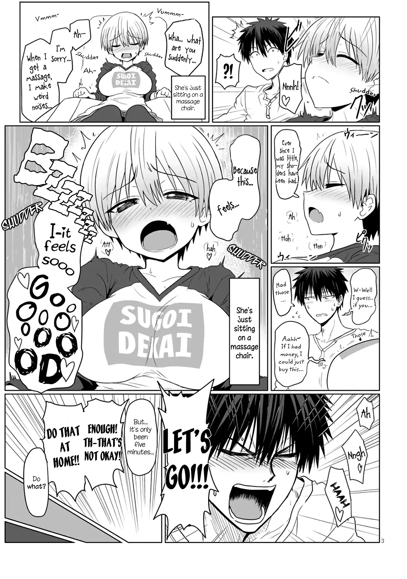 Uzaki-chan wa Asobitai! Chapter 3.1 page 3 - Chapter 3.1: Kouhai And Electronics Store