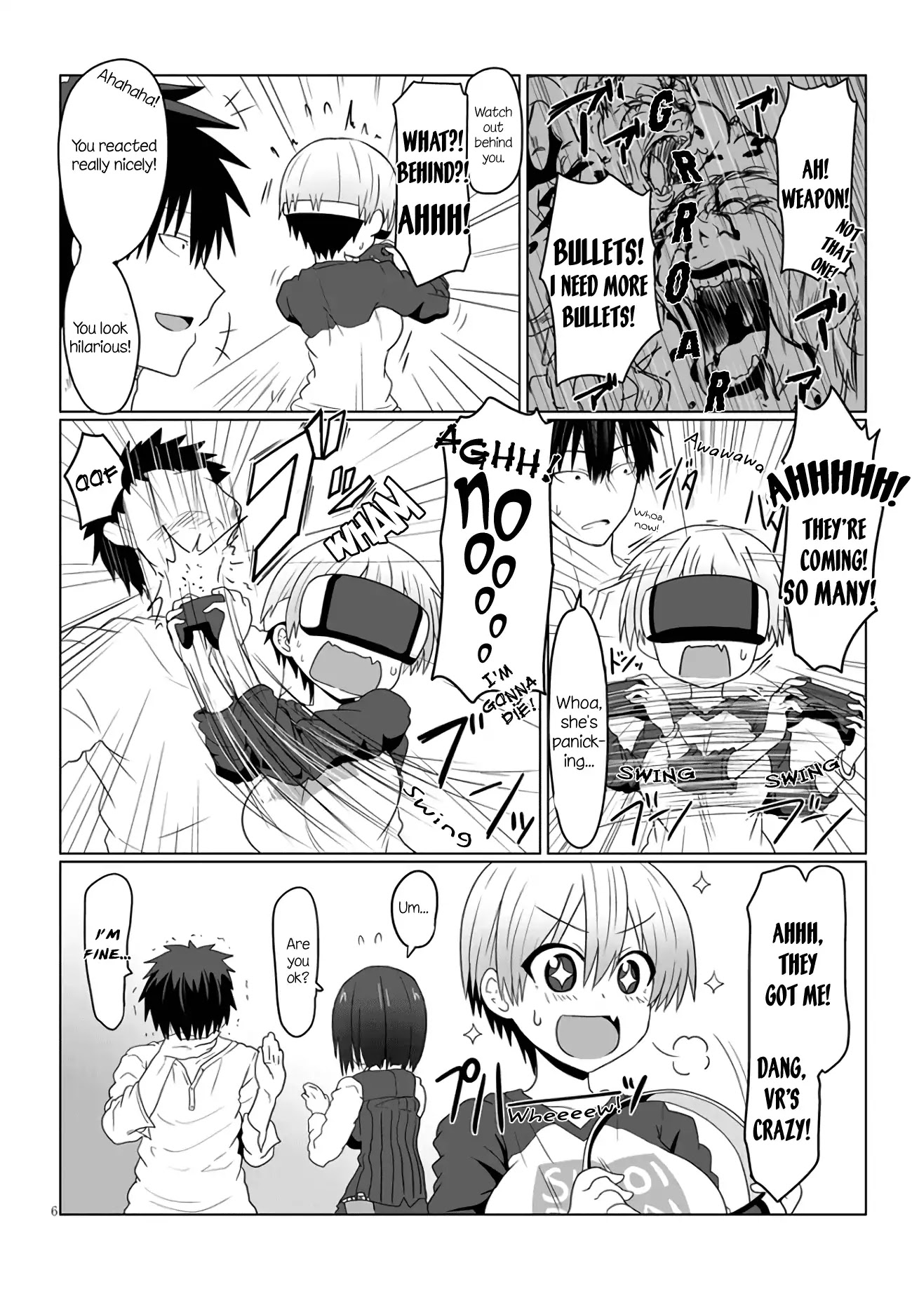 Uzaki-chan wa Asobitai! Chapter 3.2 page 2 - Chapter 3.2: Kouhai And VR