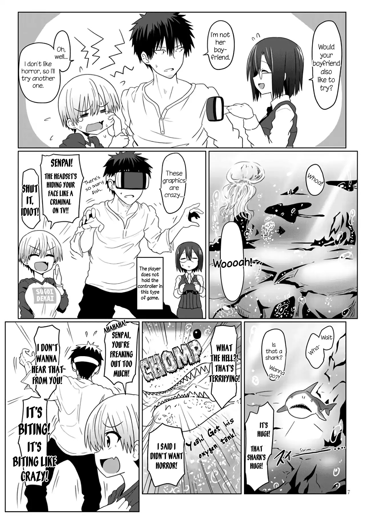 Uzaki-chan wa Asobitai! Chapter 3.2 page 3 - Chapter 3.2: Kouhai And VR