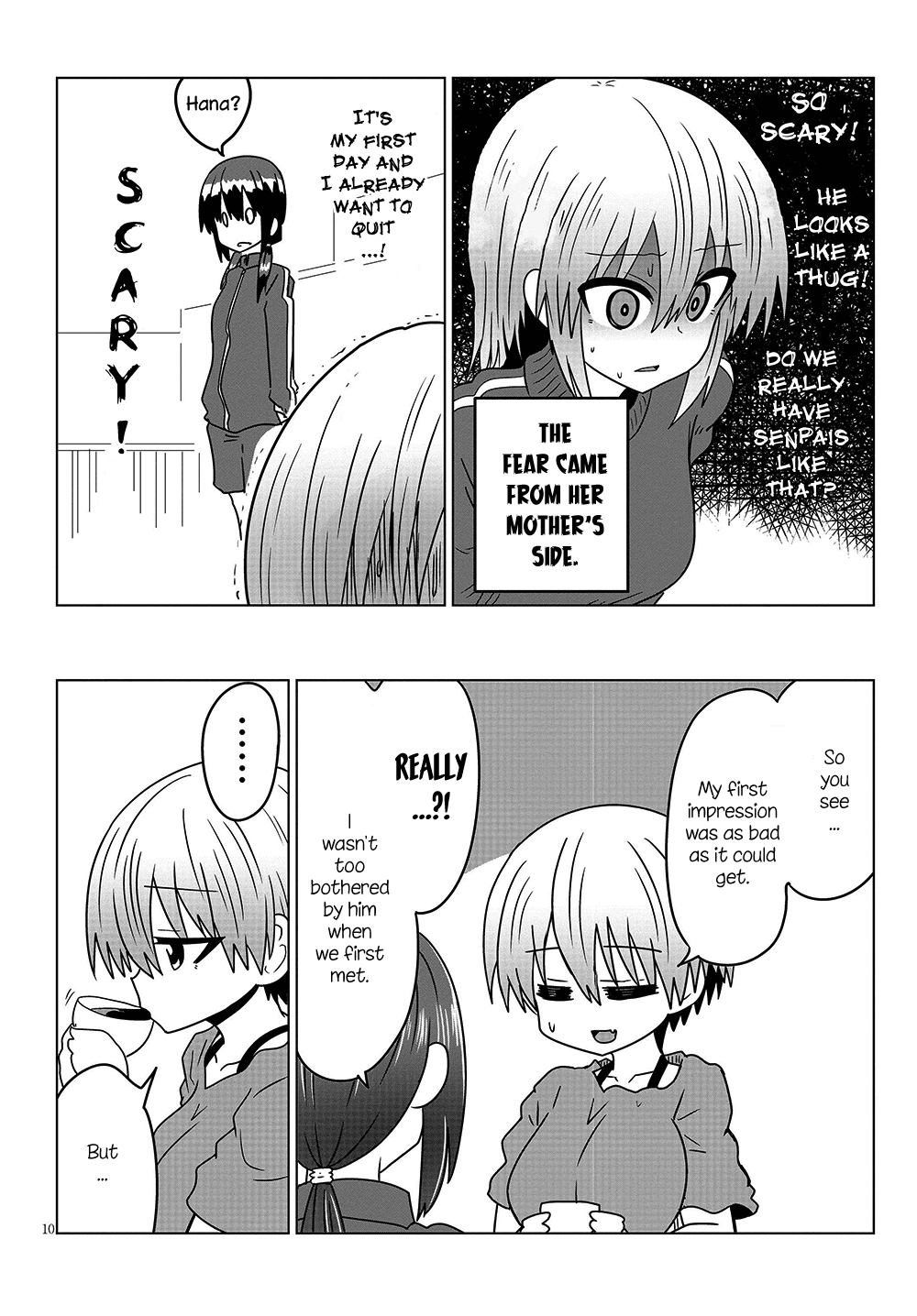 Uzaki-chan wa Asobitai! Chapter 30 page 10 - Chapter 30: Kouhai and a Story from Back Then