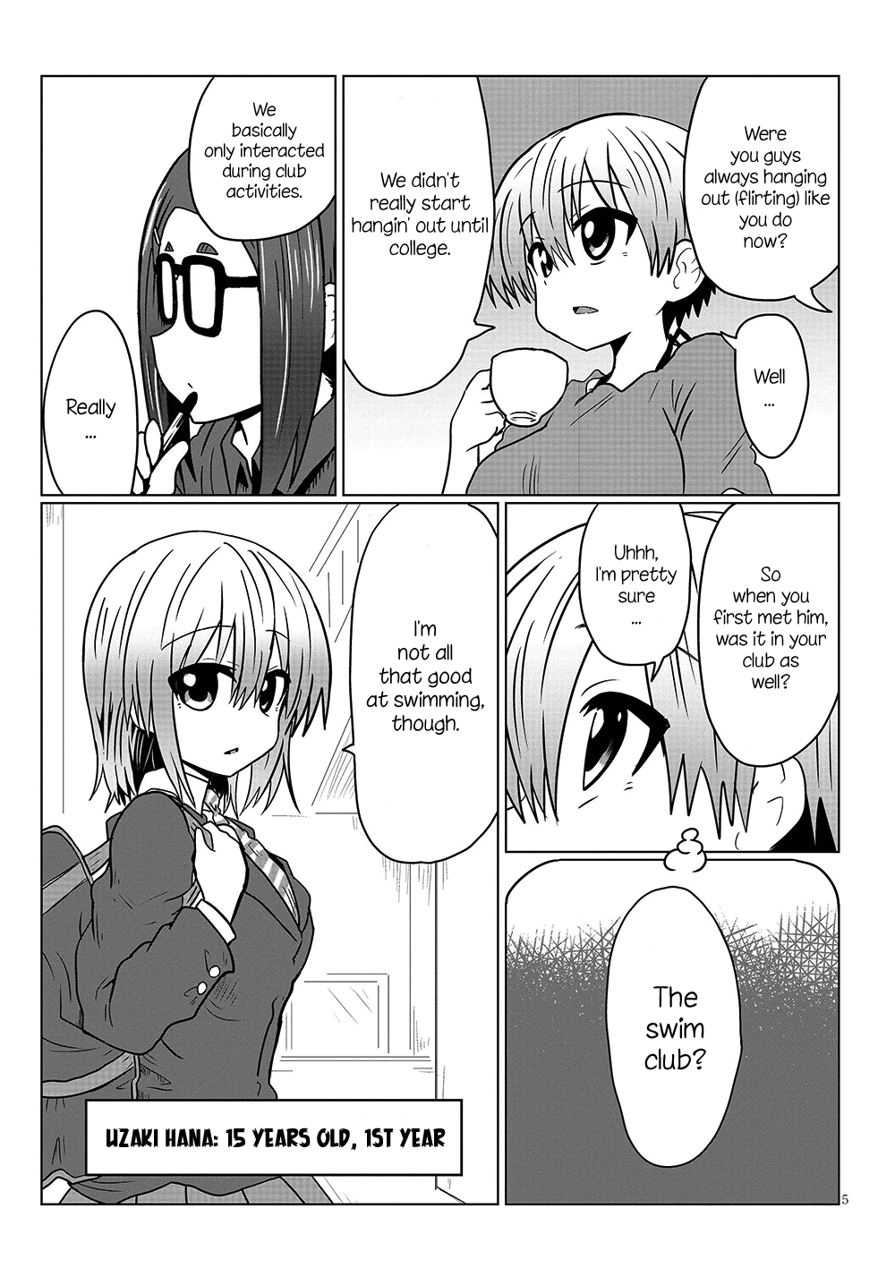 Uzaki-chan wa Asobitai! Chapter 30 page 5 - Chapter 30: Kouhai and a Story from Back Then