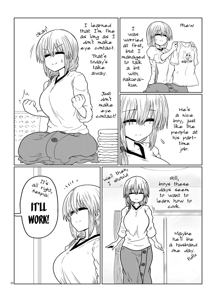 Uzaki-chan wa Asobitai! Chapter 31 page 10 - Chapter 31: Kouhai and Cooking Practice