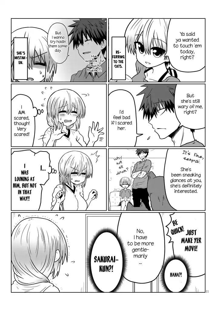 Uzaki-chan wa Asobitai! Chapter 31 page 11 - Chapter 31: Kouhai and Cooking Practice