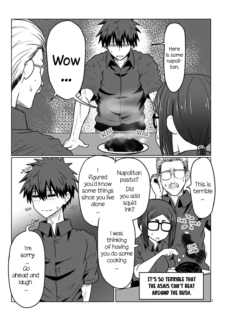 Uzaki-chan wa Asobitai! Chapter 31 page 3 - Chapter 31: Kouhai and Cooking Practice