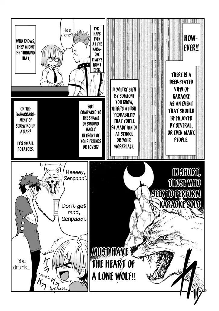 Uzaki-chan wa Asobitai! Chapter 32 page 5 - Chapter 32: Kouhai and Karaoke and Cosplay