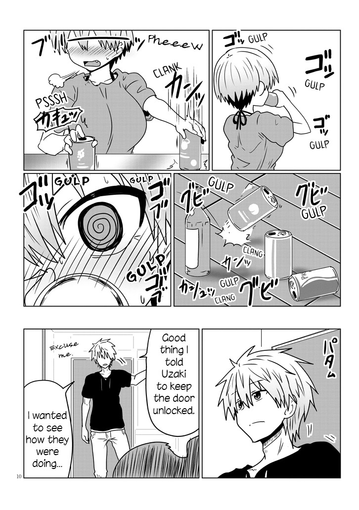 Uzaki-chan wa Asobitai! Chapter 33 page 10 - Chapter 33: Kouhai and Bad Drink