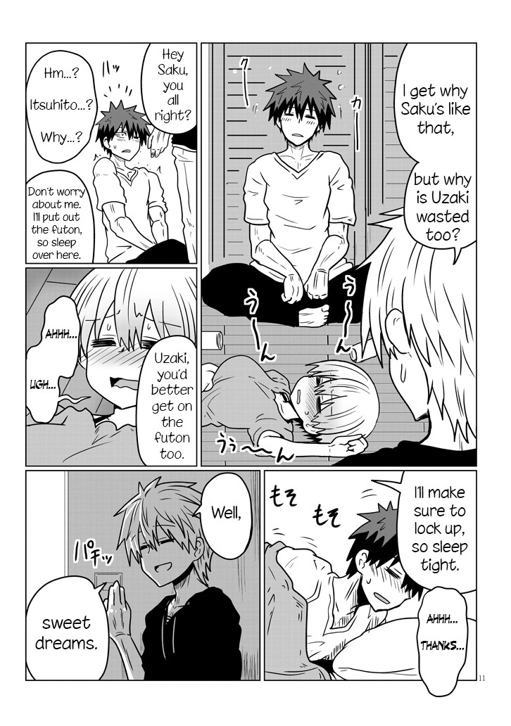 Uzaki-chan wa Asobitai! Chapter 33 page 11 - Chapter 33: Kouhai and Bad Drink