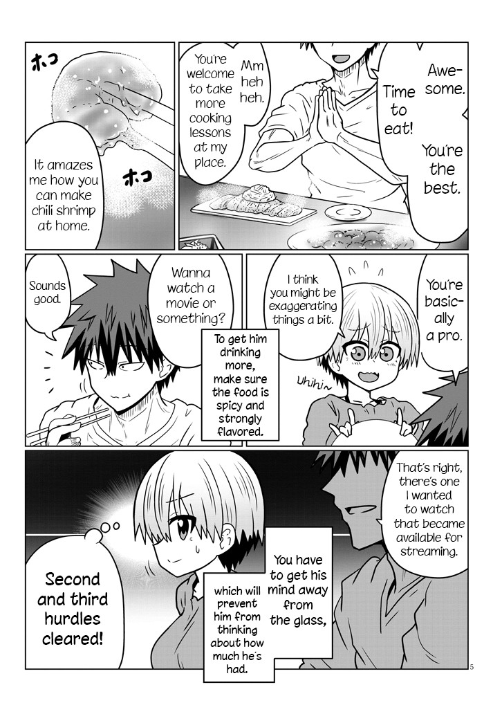Uzaki-chan wa Asobitai! Chapter 33 page 5 - Chapter 33: Kouhai and Bad Drink
