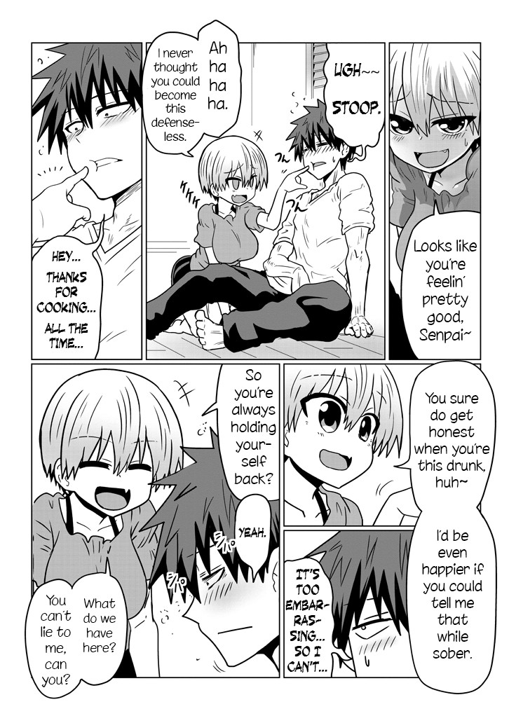 Uzaki-chan wa Asobitai! Chapter 33 page 8 - Chapter 33: Kouhai and Bad Drink