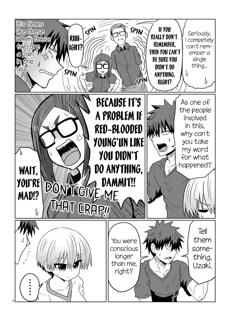 Uzaki-chan wa Asobitai! Chapter 34 page 8 - Chapter 34: Kouhai and Blackout