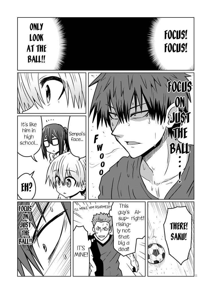 Uzaki-chan wa Asobitai! Chapter 36 page 11 - Chapter 36: Kouhai and Futsal