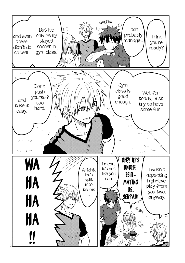 Uzaki-chan wa Asobitai! Chapter 36 page 2 - Chapter 36: Kouhai and Futsal