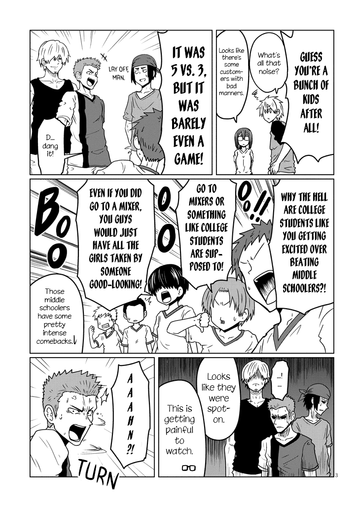 Uzaki-chan wa Asobitai! Chapter 36 page 3 - Chapter 36: Kouhai and Futsal