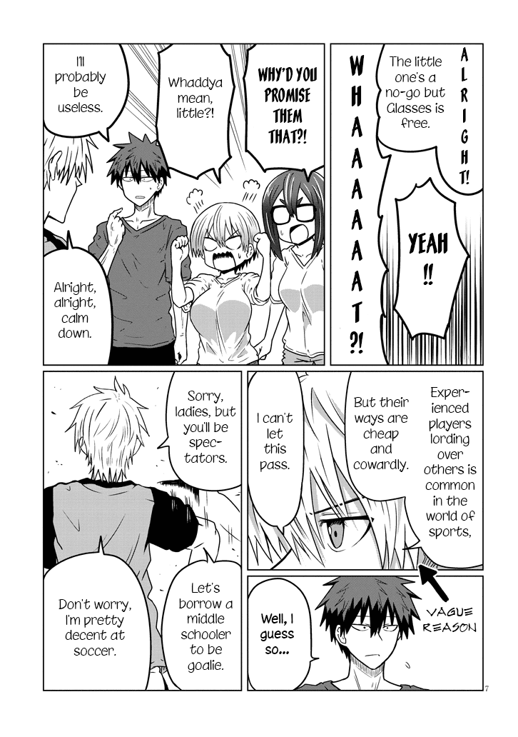 Uzaki-chan wa Asobitai! Chapter 36 page 7 - Chapter 36: Kouhai and Futsal