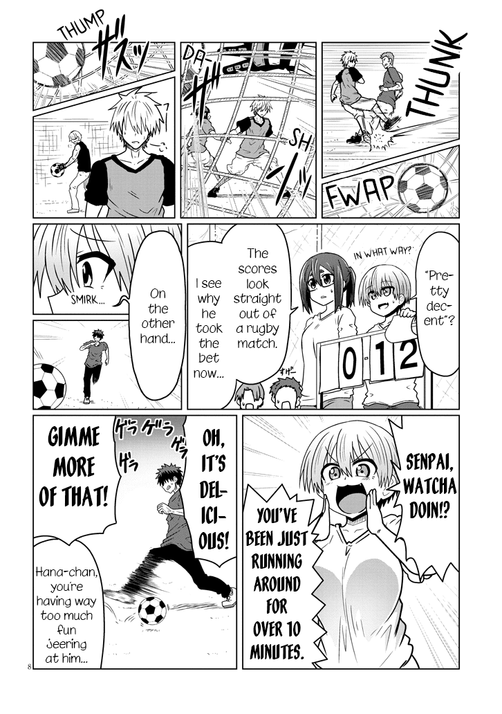 Uzaki-chan wa Asobitai! Chapter 36 page 8 - Chapter 36: Kouhai and Futsal