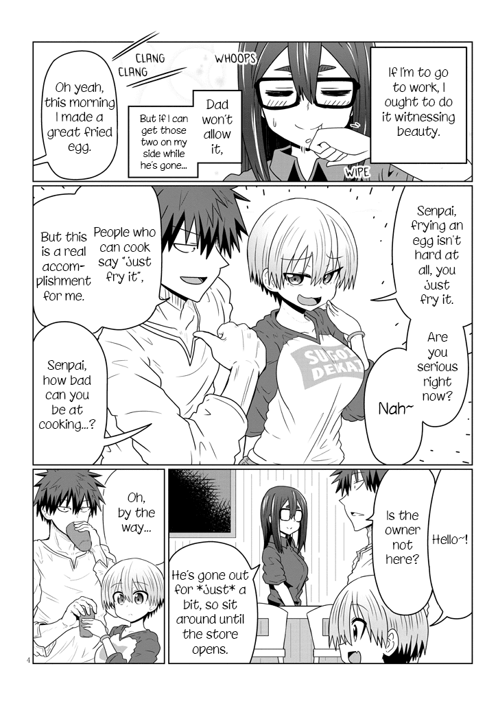 Uzaki-chan wa Asobitai! Chapter 37 page 4 - Chapter 37: Kouhai and Costumes