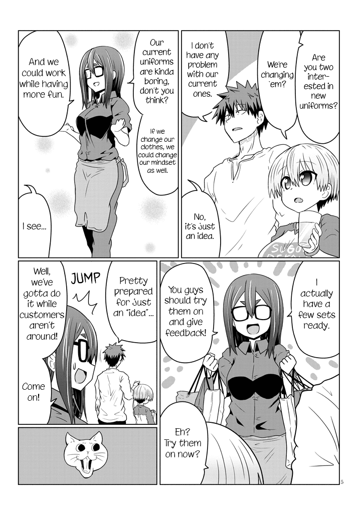 Uzaki-chan wa Asobitai! Chapter 37 page 5 - Chapter 37: Kouhai and Costumes