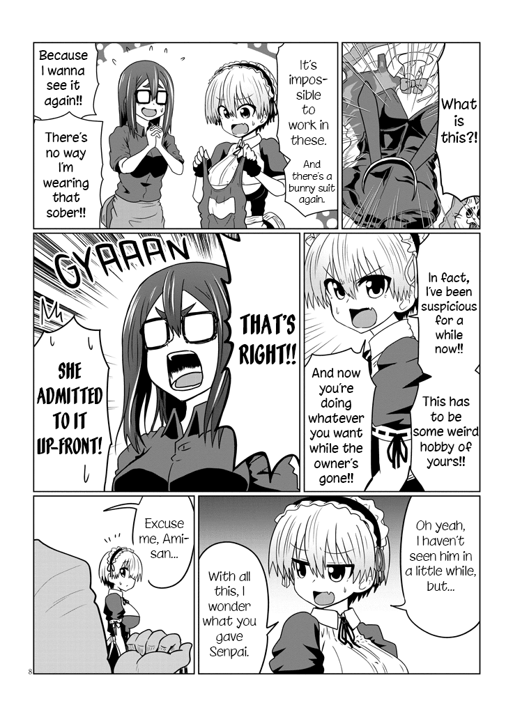 Uzaki-chan wa Asobitai! Chapter 37 page 8 - Chapter 37: Kouhai and Costumes