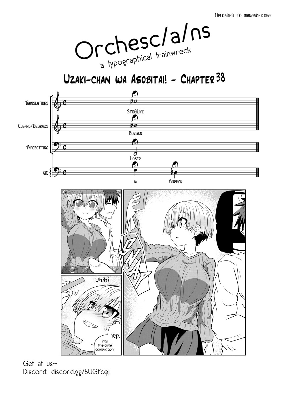 Uzaki-chan wa Asobitai! Chapter 38 page 13 - Chapter 38: Kouhai and Sleep Deprivation