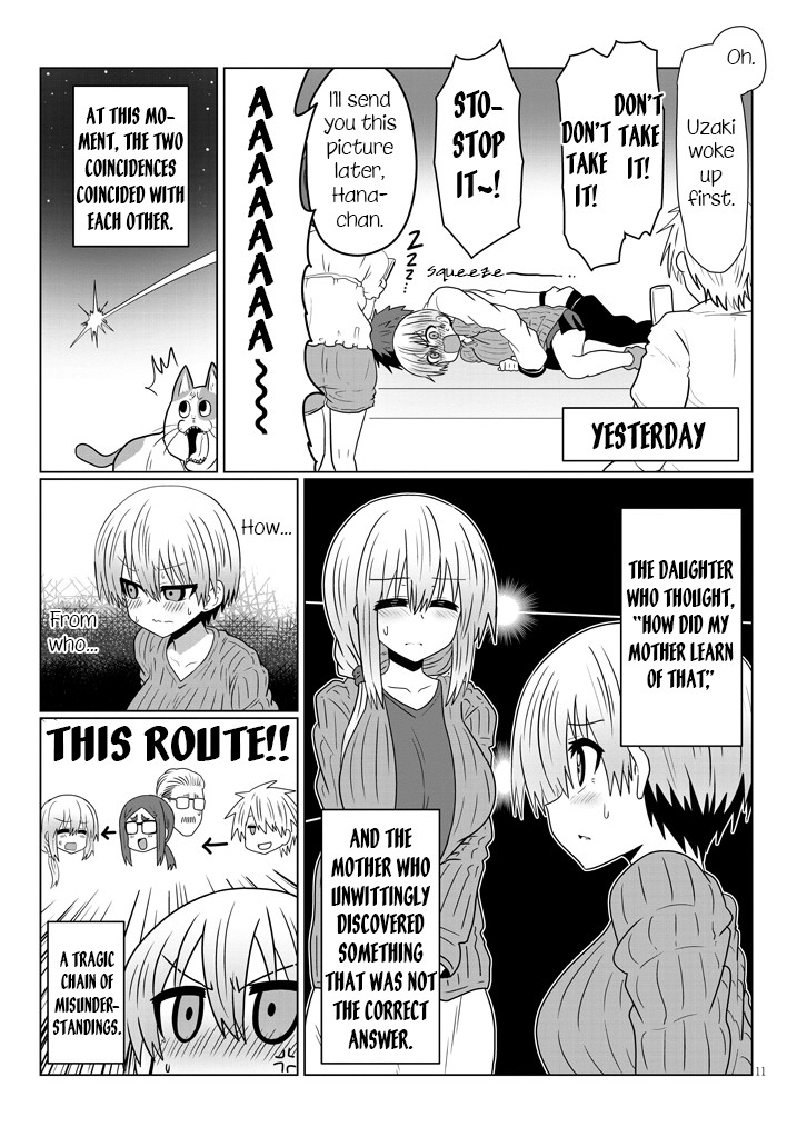 Uzaki-chan wa Asobitai! Chapter 39 page 11 - Chapter 39: Kouhai and Cooking Training 2