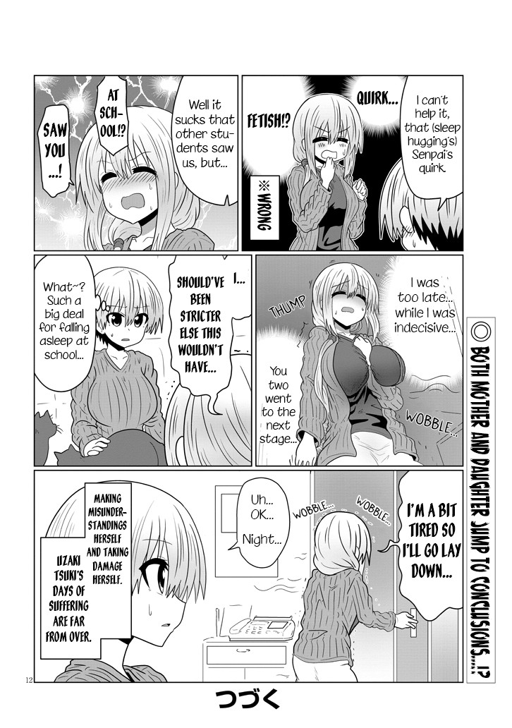 Uzaki-chan wa Asobitai! Chapter 39 page 12 - Chapter 39: Kouhai and Cooking Training 2